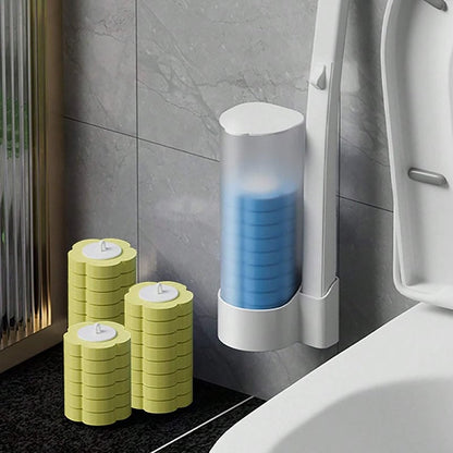 💥Big sale💥 ⏳Disposable Toilet Cleaning System💧Wall-Mounted Toilet Brush with Refillable Cleaning Pads, Effortless Deep Cleaning & Hygienic Bathroom Solution!🚽