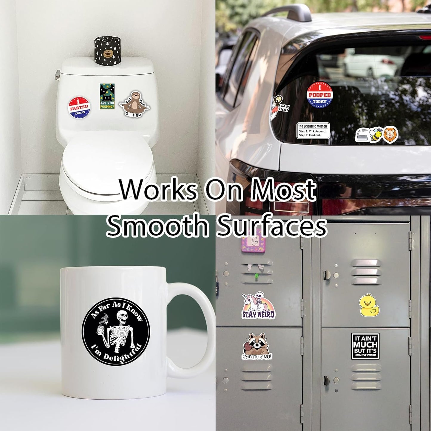✨130 Pcs Funny Meme Stickers Set – Hilarious Saying & Cartoon Decals for Laptops, Water Bottles & Gifts | Hot Seller for Humor Lovers!😂