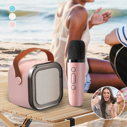 💥Big sale💥Mini Karaoke Machine with Wireless Microphones