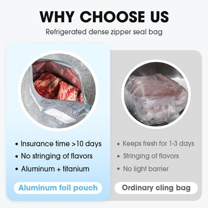 🏆 Hot Sale ✨ Reusable Aluminum Foil Sealable Storage Bags 🌱