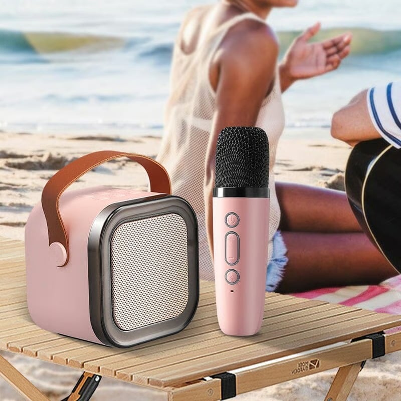 💥Big sale💥Mini Karaoke Machine with Wireless Microphones