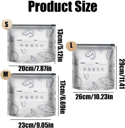 🏆 Hot Sale ✨ Reusable Aluminum Foil Sealable Storage Bags 🌱